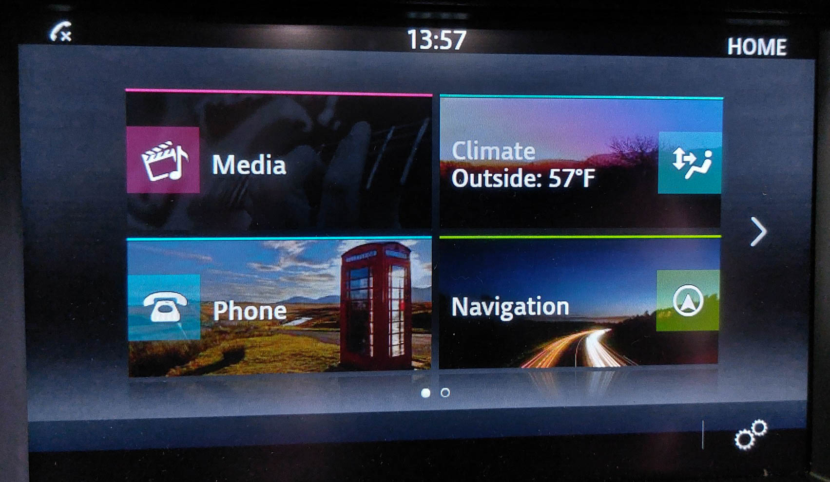 15-19 JAGUAR F-PACE F-TYPE XE XF LAND ROVER DISCOVERY EVOQUE - NAVIGATION SCREEN — exact item pictured